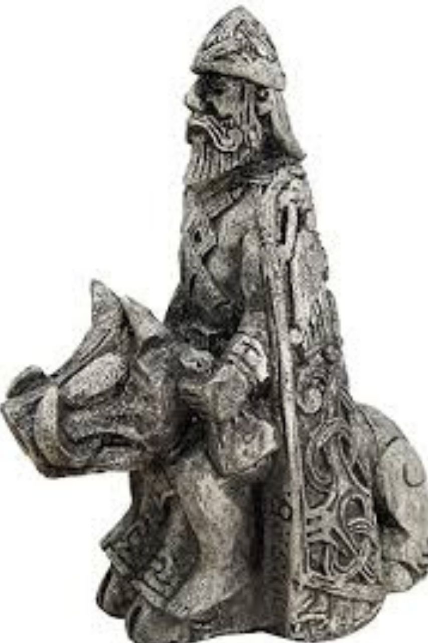 Freyr mit seinem Eber, Skulptur