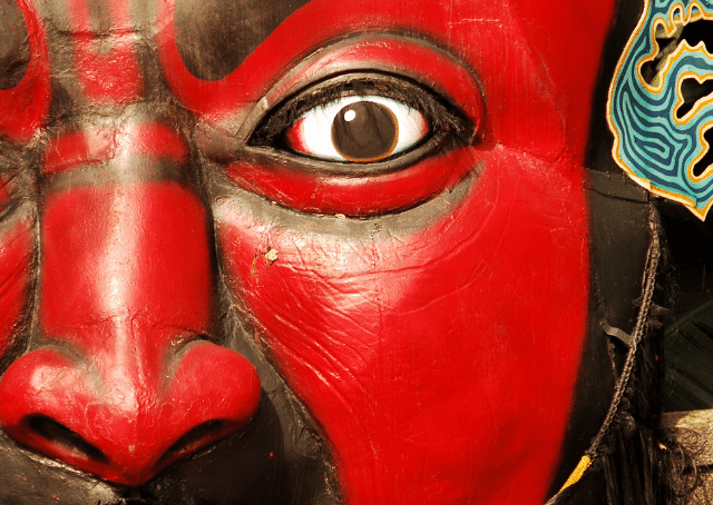 Porträt des chinesischen Totengottes König Yama