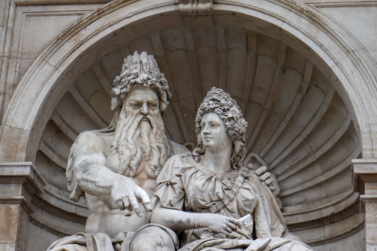 Poseidon-Statue