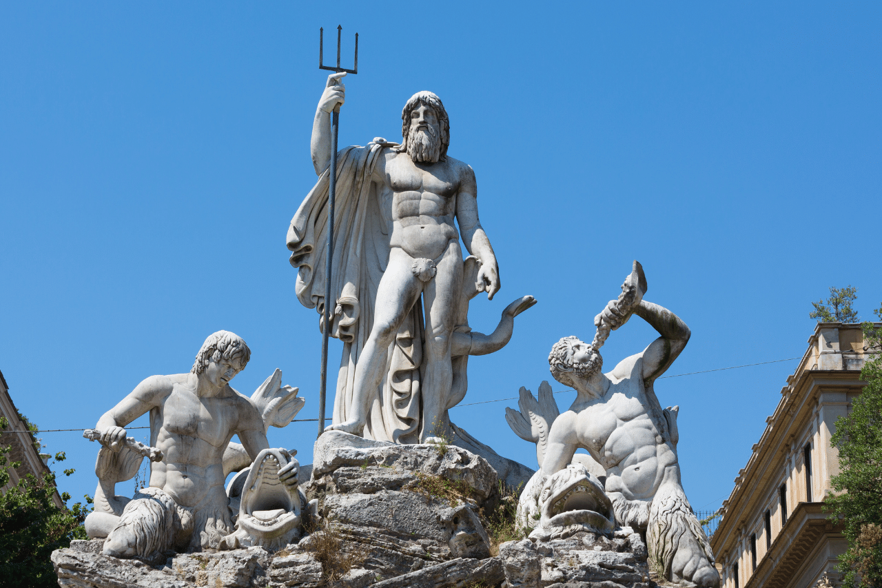 Statue römischer Götter