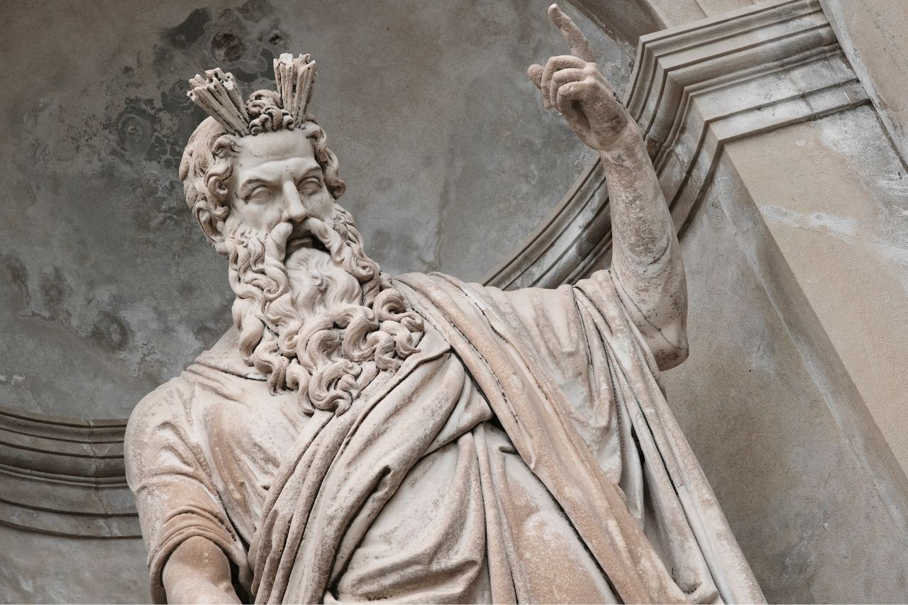 Zeus, Gott des Blitzes und Herr der Lüfte
