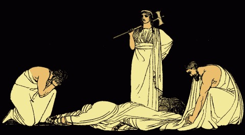 Der Mord an Agamemnon - Illustration