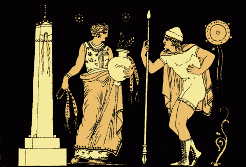 Elektra und Orestes