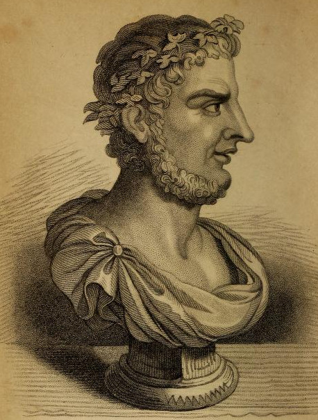 Porträtbüste des Juvenal, römischer Satiriker