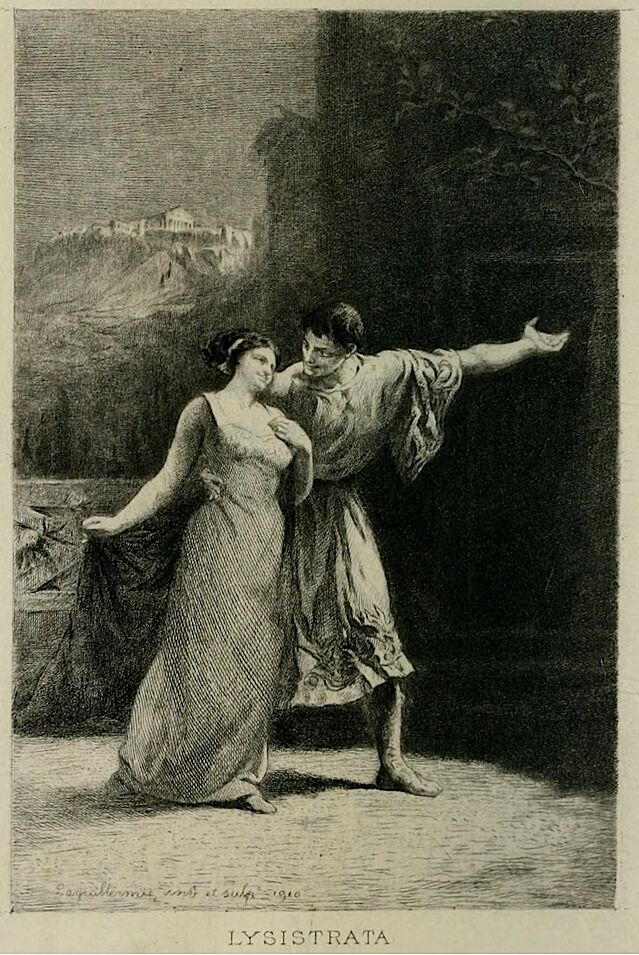 Lysistrata, Frau aus der Komödie von Aristophanes