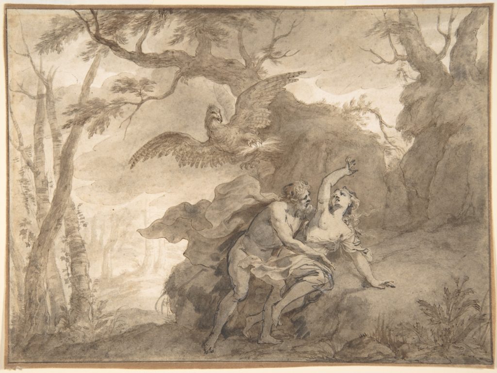 Illustrationen zu Ovids Metamorphosen - Jupiter und Io