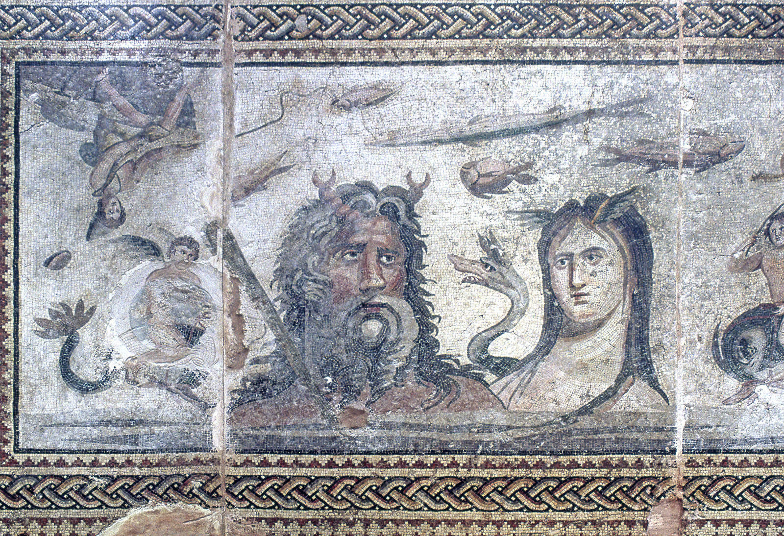 Mosaik des Okeanos