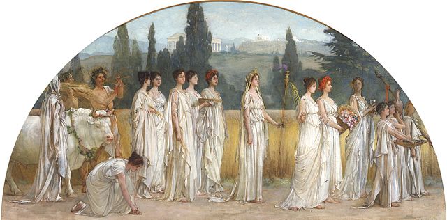 Gemälde von Francis Davis Millet: Frauen feiern die Thesmophoria