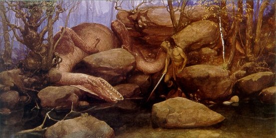 Sigurd und Fafnir