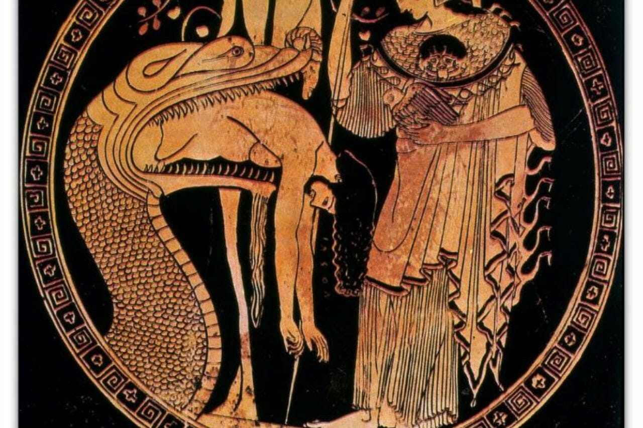 Campe: Der weibliche Drache, Wächterin des Tartarus