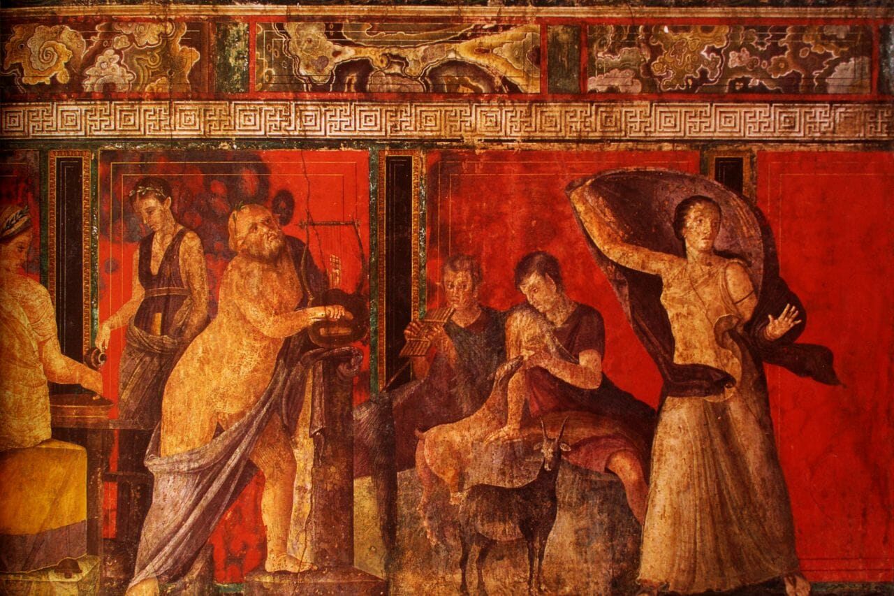 Dionysische Ritualopfer und Weinopfergaben