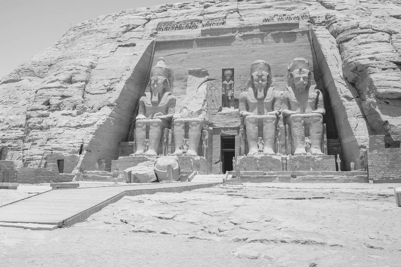 The great temple of Ramesses II Abu Simbel Egypt