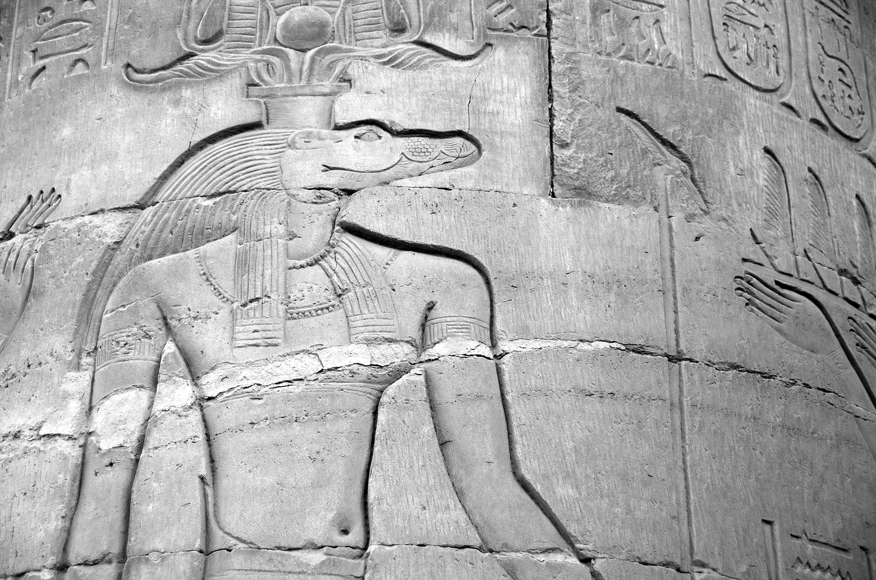 Der antike ägyptische Gott Anubis