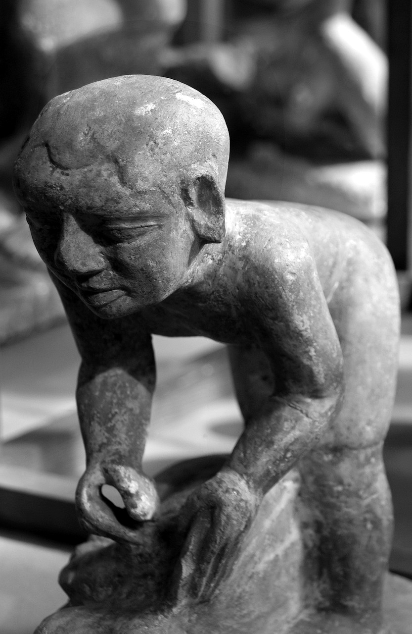 Ancient Egyptian statue