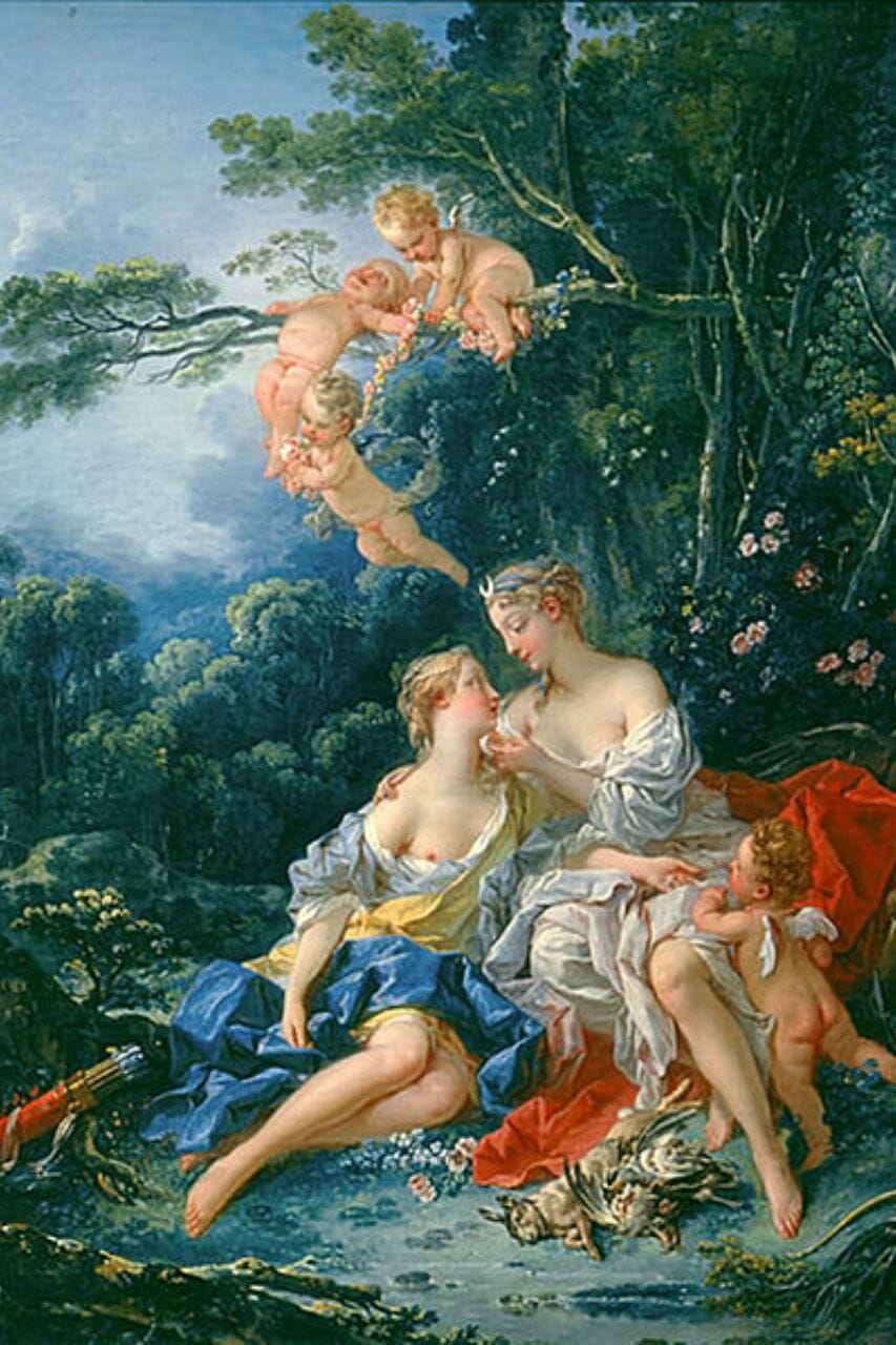 Artemis tötete versehentlich die in einen Bären verwandelte Callisto