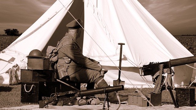British troops stationed in Egypt during the Anglo Egyptian treaty