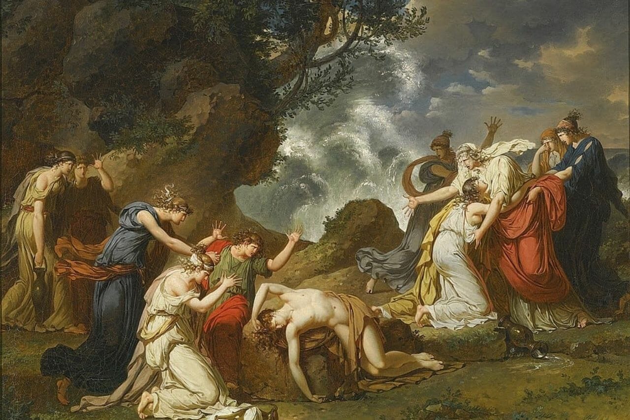Ceyx and Alcyone, the Greek myth