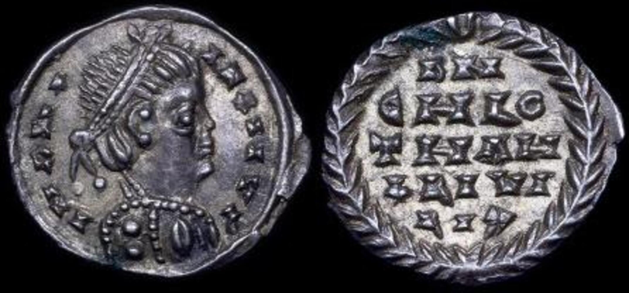 Silbermünze Chlothars I.