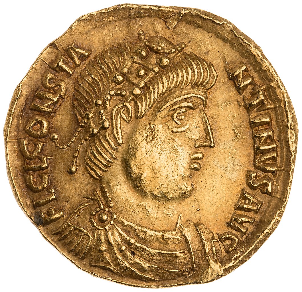 Goldmünze des Constantinus III.