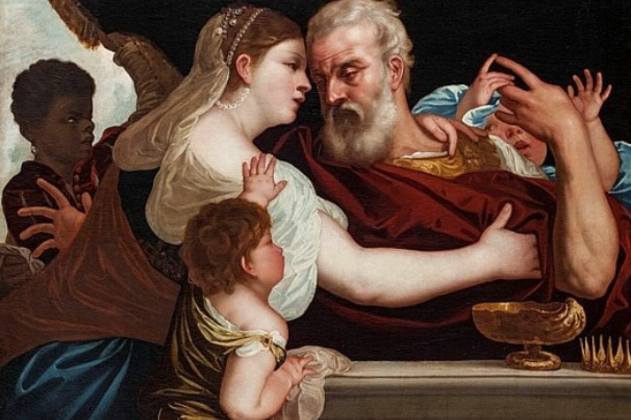 Darstellung des Dardanus, Sohn des Zeus und der Elektra, der die Stadt Dardania gründete