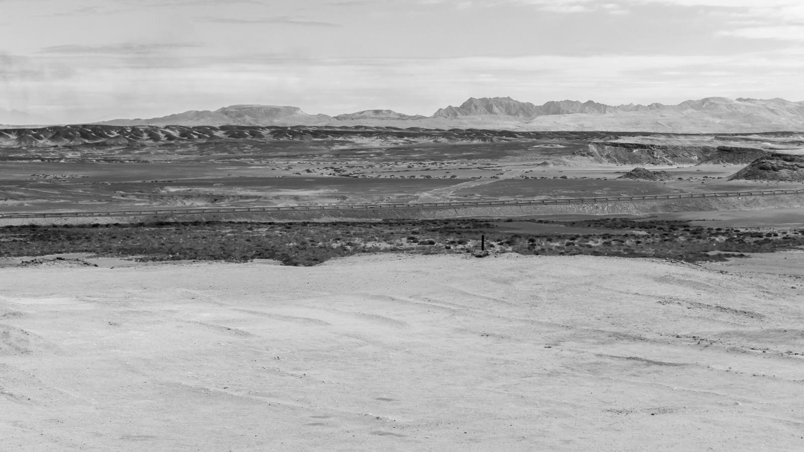 Eastern desert landscape in Egypt