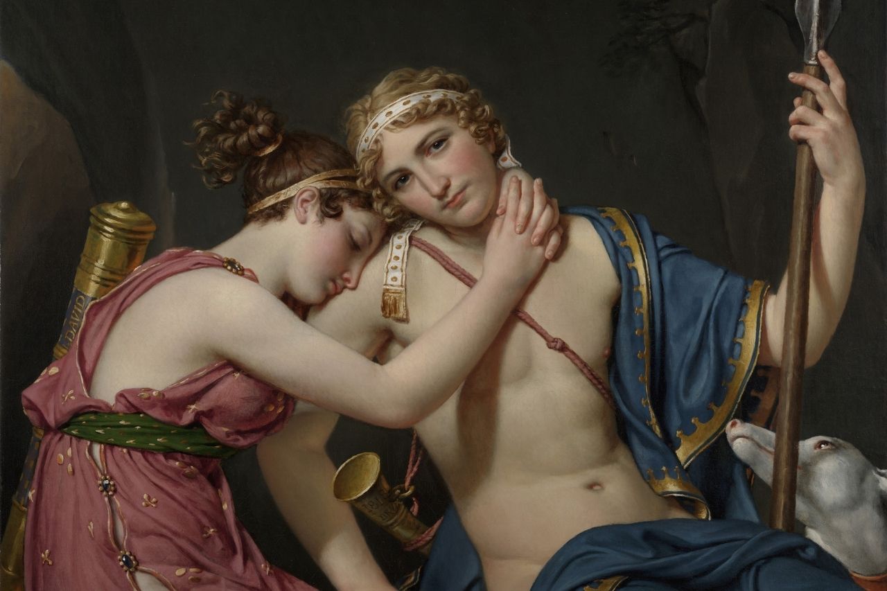 Telemachus, son of Odysseus, in conversation