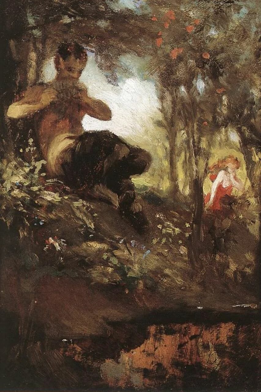 Faun vs Satyr differences illustration
