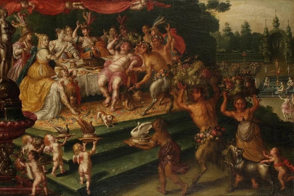 The Marriage of Peleus and Thetis - Greek mythology painting