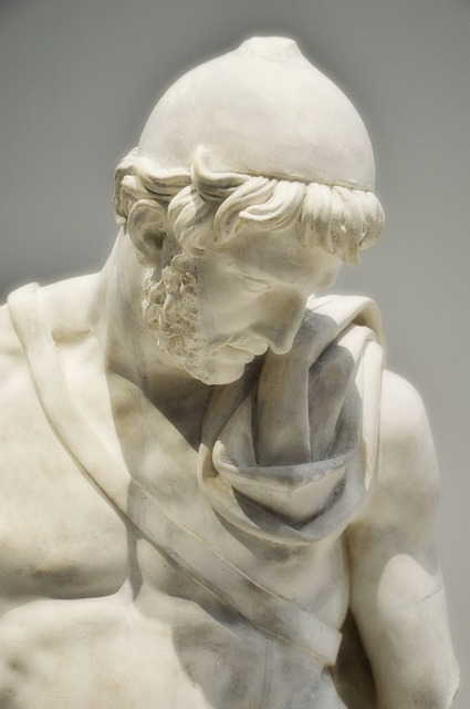 Statue of Odysseus, the hero of the Odyssey