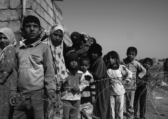 Irakische Kinder nach dem Truppenaufwuchs