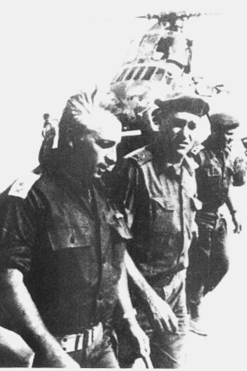 Generalmajor Ariel Sharon während der Schlacht von Abu Ageila