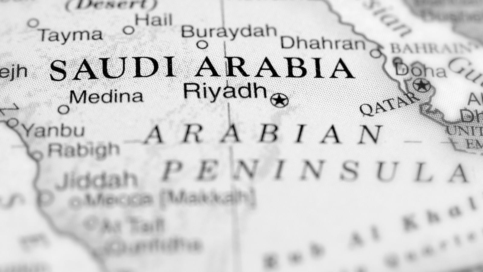 Map of Saudi Arabia