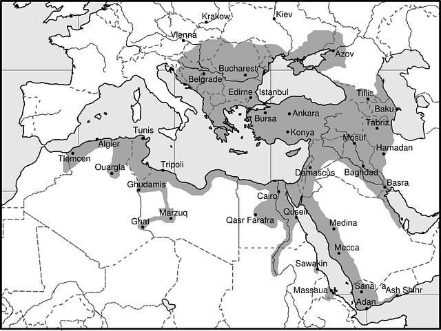 Map of the Ottoman Empire