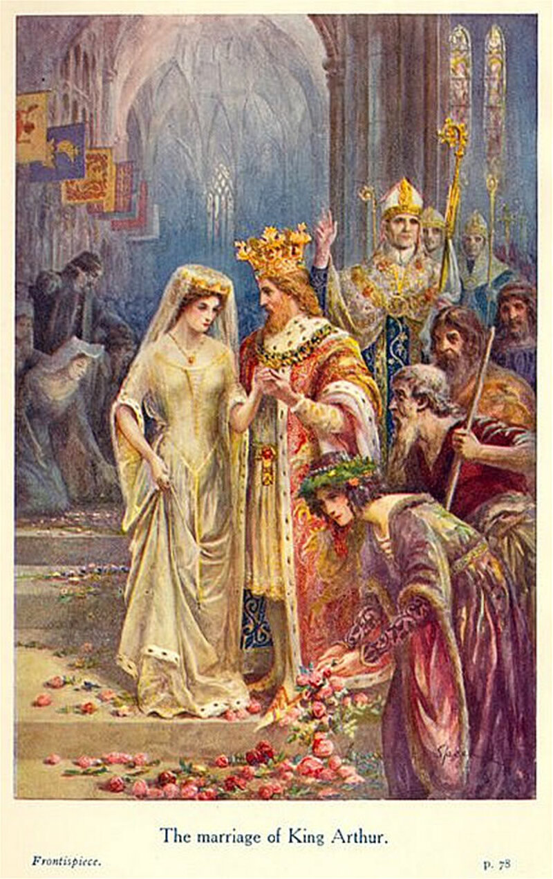 Die Vermählung König Artus', Lancelot Speed, 1912