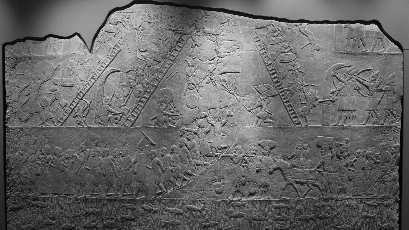Mesopotamian stone carving