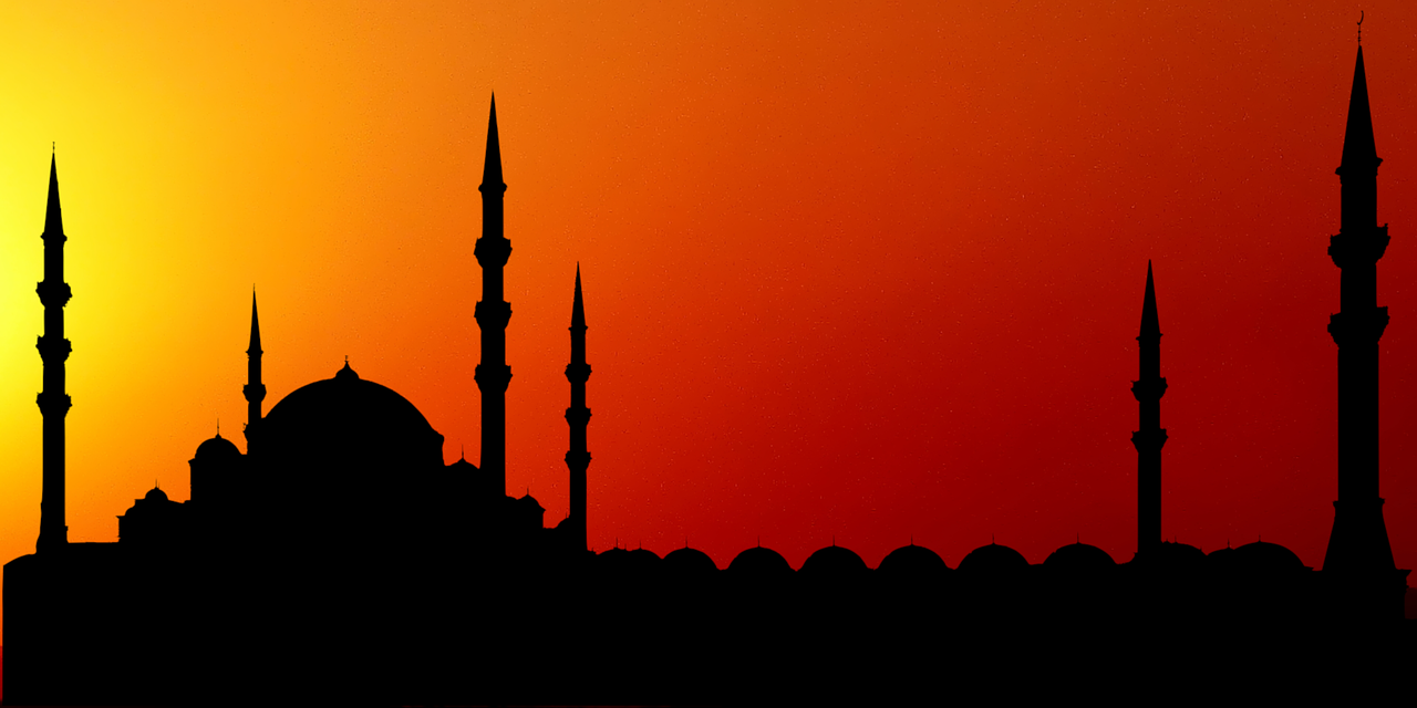 Mosque with minarets