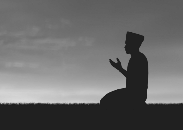 Muslim praying