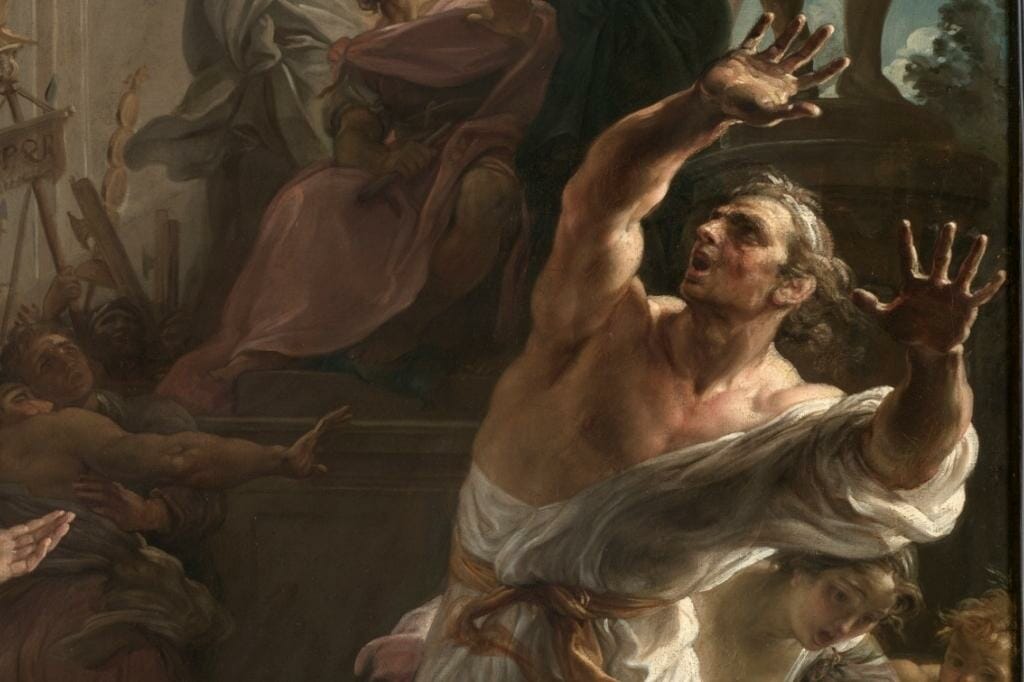 Protesilaus, the first Greek hero to step on Trojan soil