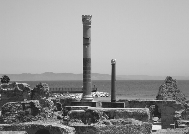 Ruins of Carthage show the classical period in history of Algeria