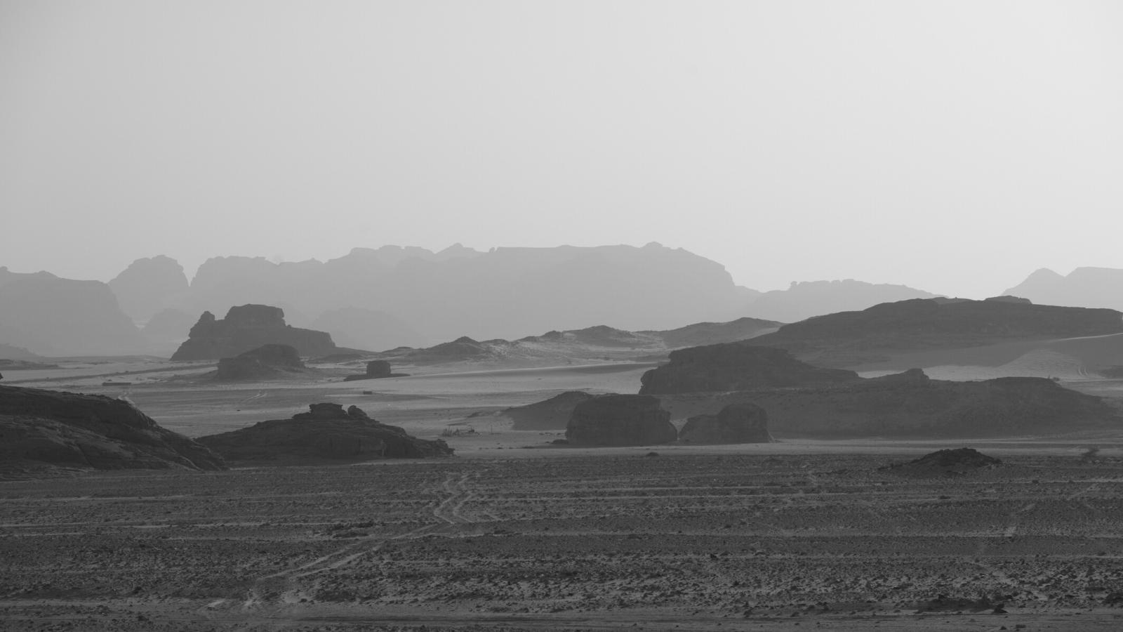 Sunset in the Sinai desert