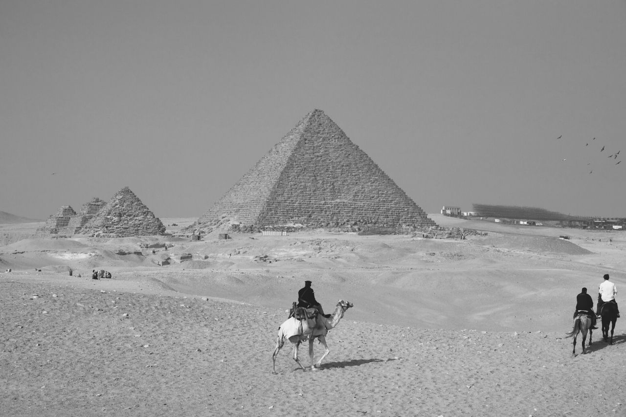 The Egyptian empire the Great Pyramids of Giza