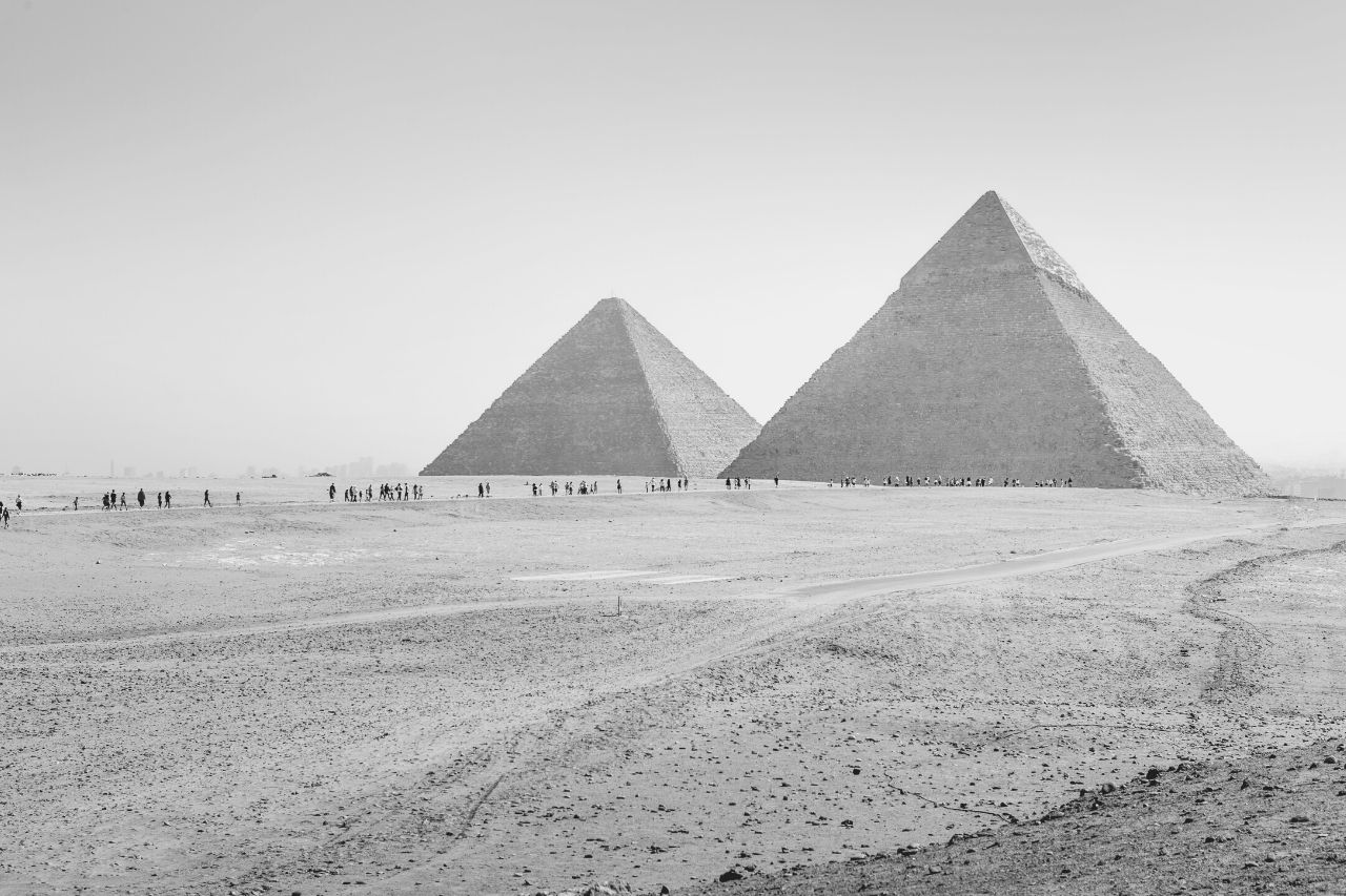 The pyramids at Giza in Egypt