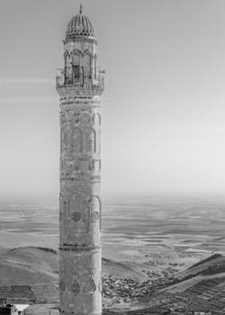 Ulu cami mosque minaret in Mesopotamia